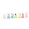 Cute Luminous Mini Rabbit Ornaments Multicolor Bunnies Microlandscape Gardening New Home Decor Fairy Miniature Figurines