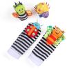 Newborn Baby Animal Wristband Socks with Rattle Toy