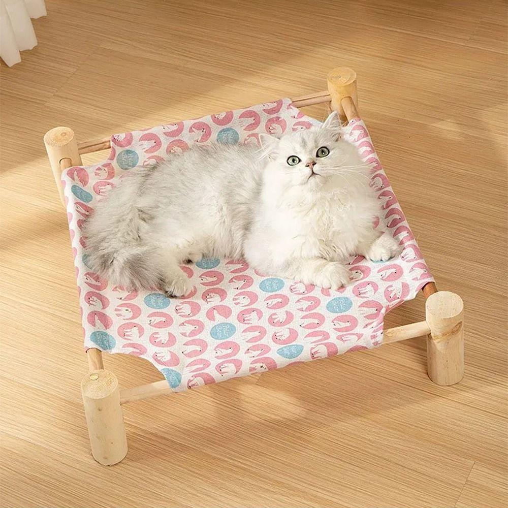 Sturdy Pet Camp Bed Detachable Cat Bed Practical Cat Hammock Bed  Cat Supplies
