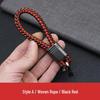 Creative Woven Rope Car Keychain - Cute Waist-Hanging Key Holder for Men & Women