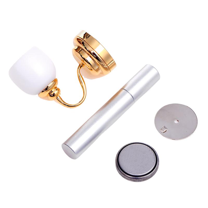 1:12 Puppenhaus Miniatur LED Halbkreis Licht Wandlampe Heimbeleuchtung Modell Dekor Spielzeug Puppenhaus Zubehör