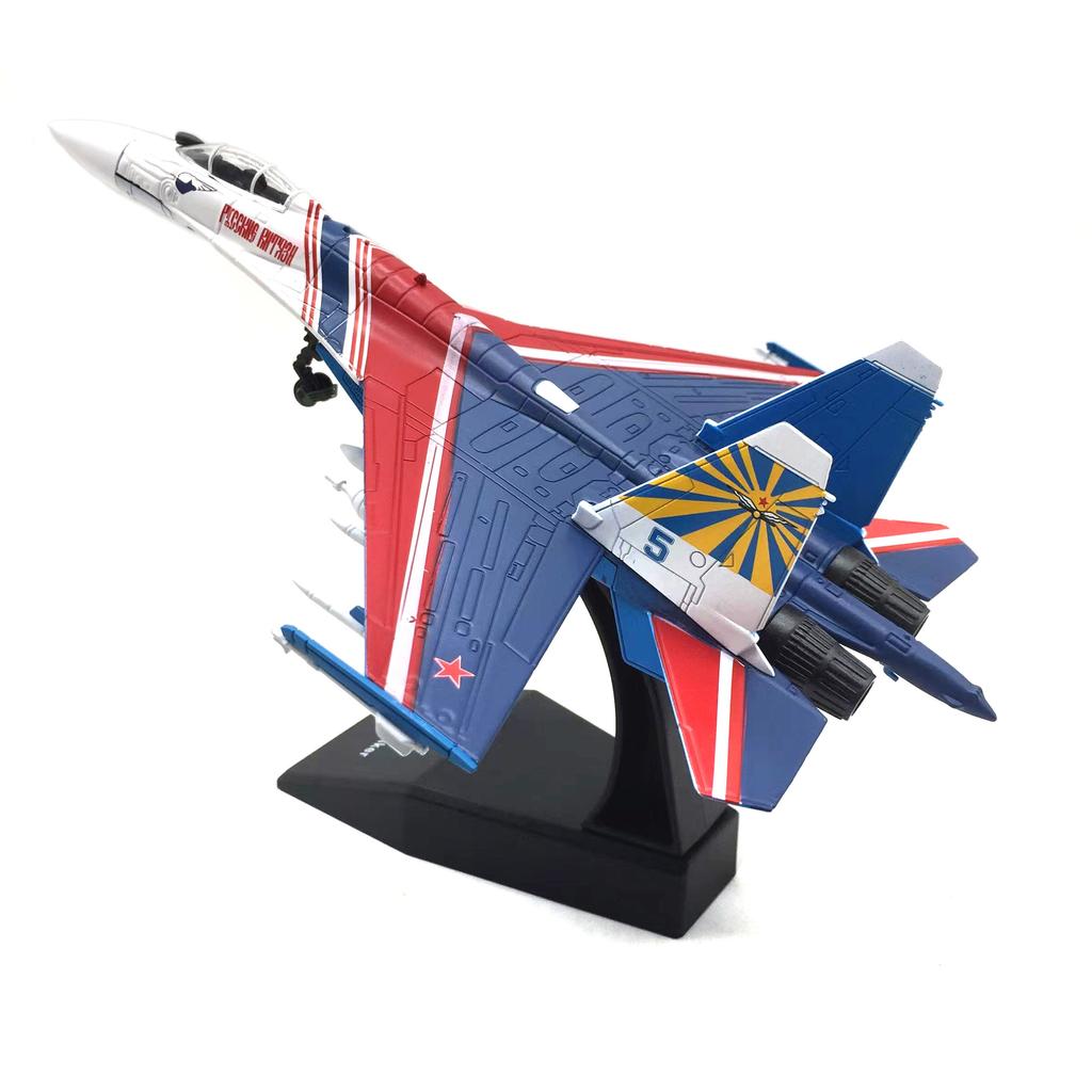 1/100 Scale Russian Airplane Model SU-35 Simulation Aircraft Replica Model SU-35 Plane Model for Living Room Decoration Gift