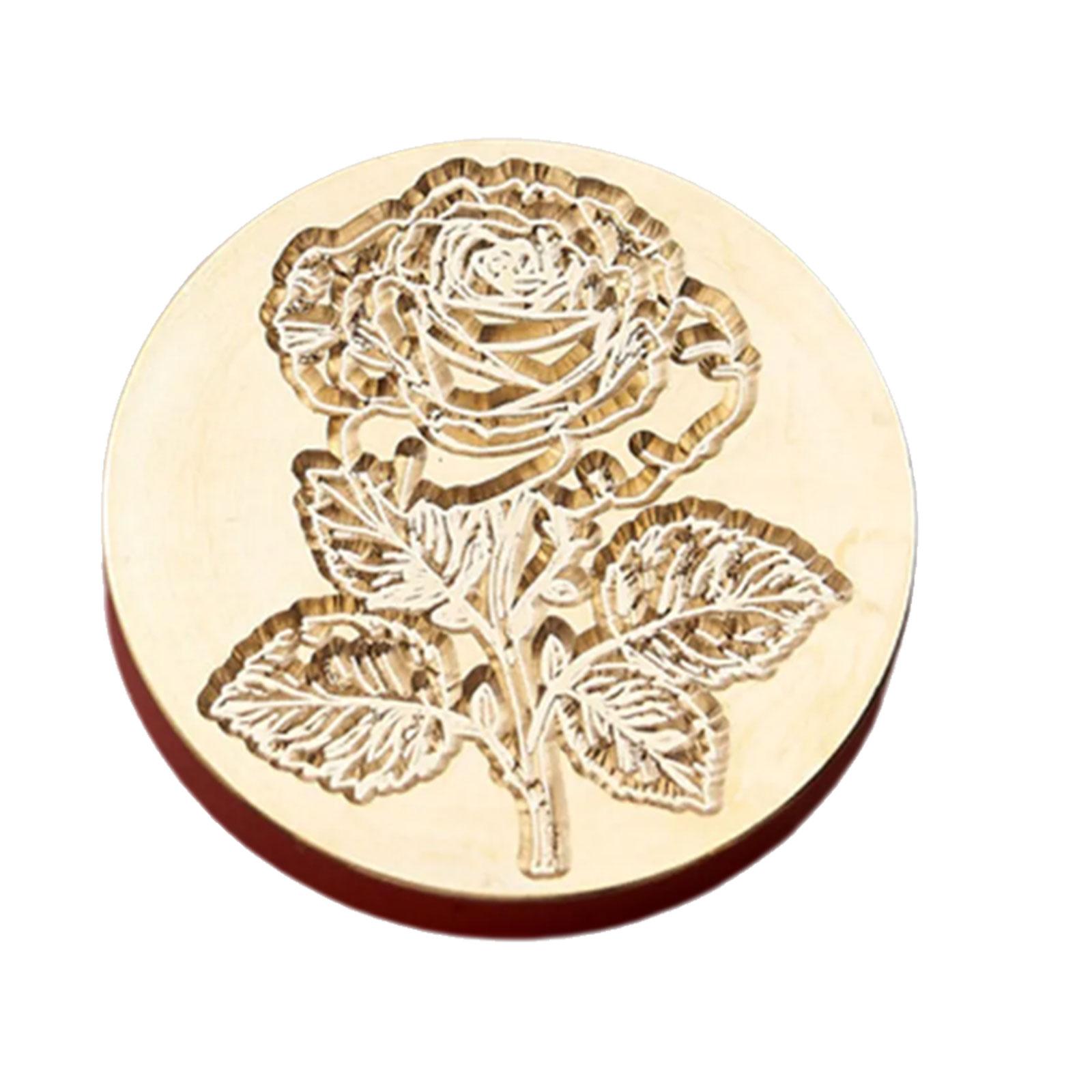 

Witch Pumpkins Sealing Wax Stamp Plants Wax Seal Stamp Brass Head Seal Stamp for Scrapbooking Invitations Decoration A