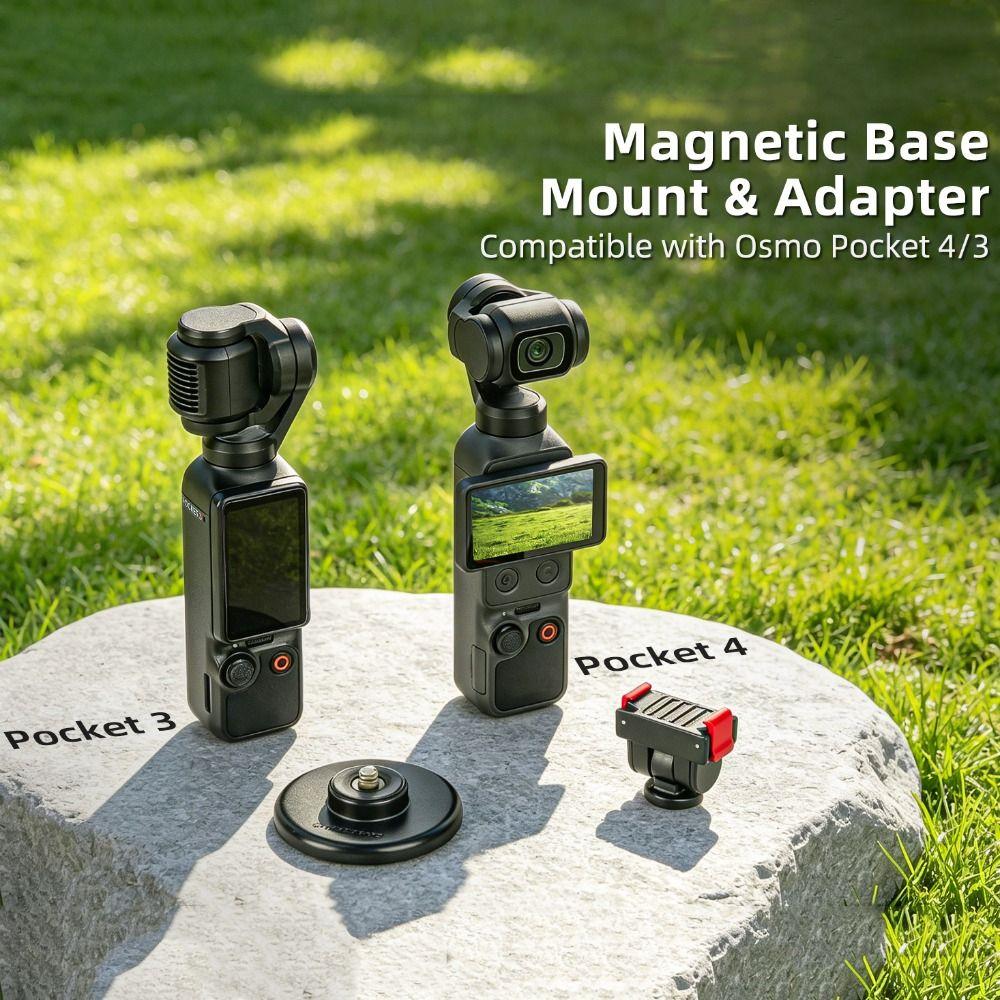 Stable Extension Bracket Quick Release Base Mount for DJI Osmo Pocket 4/3 Gimbal Camera Accessories