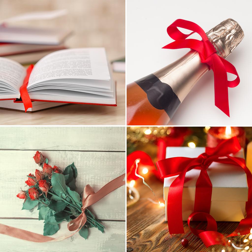 Satin Ribbon Silk Satin Ribbons for Crafts Bow Handmade Gift Wrap Party Christmas Wedding Decorative Artificial Accessories