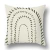 Green Plant Flower Abstract Single-Sided Print Pillowcase – Car, Sofa, Bedroom & Bedside Decorative Cushion Cover