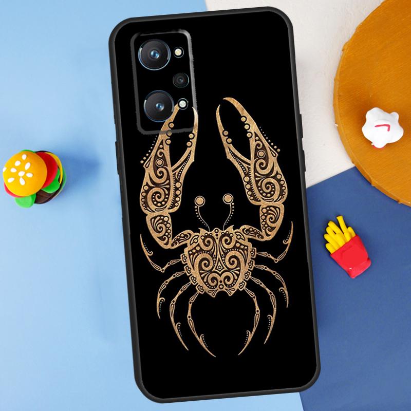 Zodiac Signs For Realme GT7 Pro GT 6T 6 5 C67 C61 C55 C53 C51 C21Y C25S C75 10 11 12 13 14 Pro Plus Case