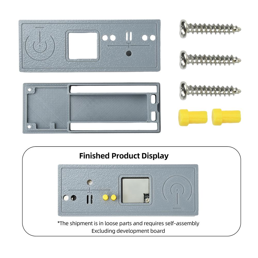 Protective Grey Case Compatible With ESP32-S3 44Pin WIFI BT Development Board Enclosure Kit With Antenna Hole Type C Opening