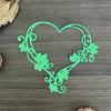 Flower Heart Carbon Steel Die Cut Embossing Cutting Dies Stencils For Card Making Scrapbooking Photo Album Memory Book