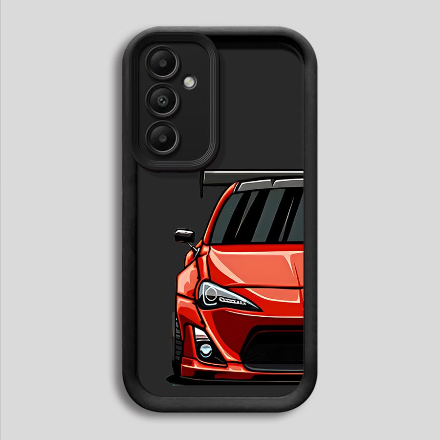 Case for Samsung Galaxy A23 A32 A34 A73 A52 A22 A24 A25 A26 A54 A21s A53 A31 Soft Cover Japan JDM Sports Cars