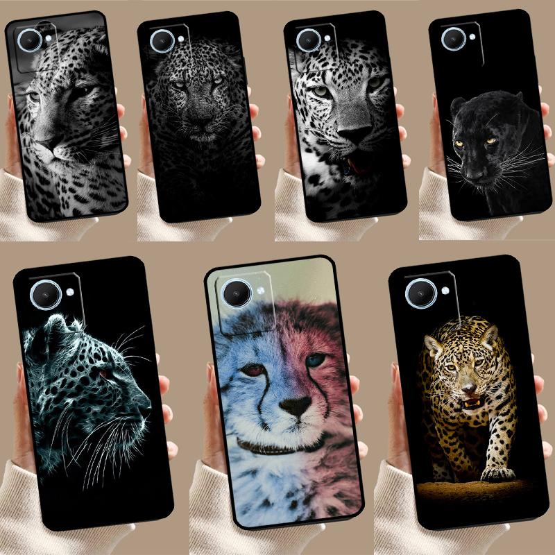 Případ Cheetah Panther Snow Cheetah pro Realme C55 C53 C67 C51 C35 C33 C31 C30 C25s C21Y GT Neo 6 5 9 10 11 12 Pro Plus