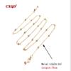 Catena Moda per Occhiali da Lettura per Donna Cordoncini per Occhiali da Sole Casual Perline Triangolari Geometriche Acciaio Inossidabile Maschere per Occhiali