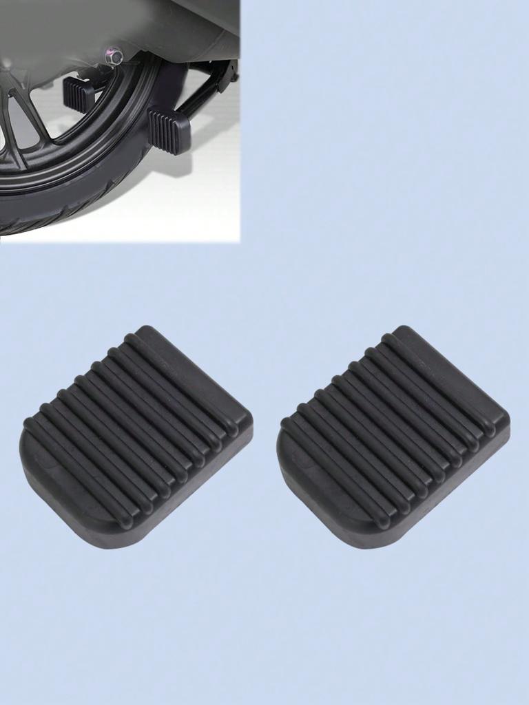 Universal Motorcycle Side Stand Pad – Rubber Non-Slip Oversized Base Extender, Fits All Motorcycles & E-Bikes