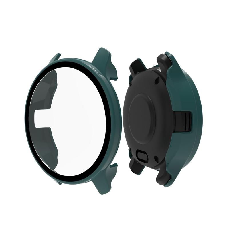 2 Plus Housing PC Case Tempered Film Screen Protector Shockproof One-piece for Shell for Smart Watch