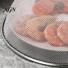 Metal Mesh Food Protectors for Party Stainless Steel Cover with Handle, Insect Control Tents Picnics Tent, Durable Dome Guard Plates And Serving Trays