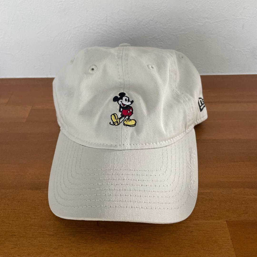 Used New Era Mickey Mouse Cap Off White