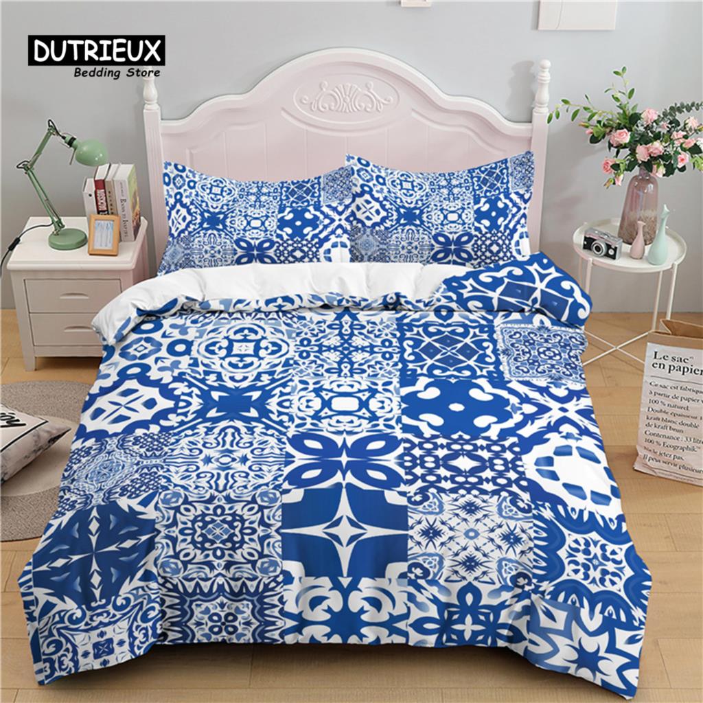 

Роскошный 3D-геометрический принт с цветочным принтом для дома и гостиной, пододеяльник, наволочка, детский комплект постельного белья размера Queen и King EU/US/AU/UK EU single(135x200cm)