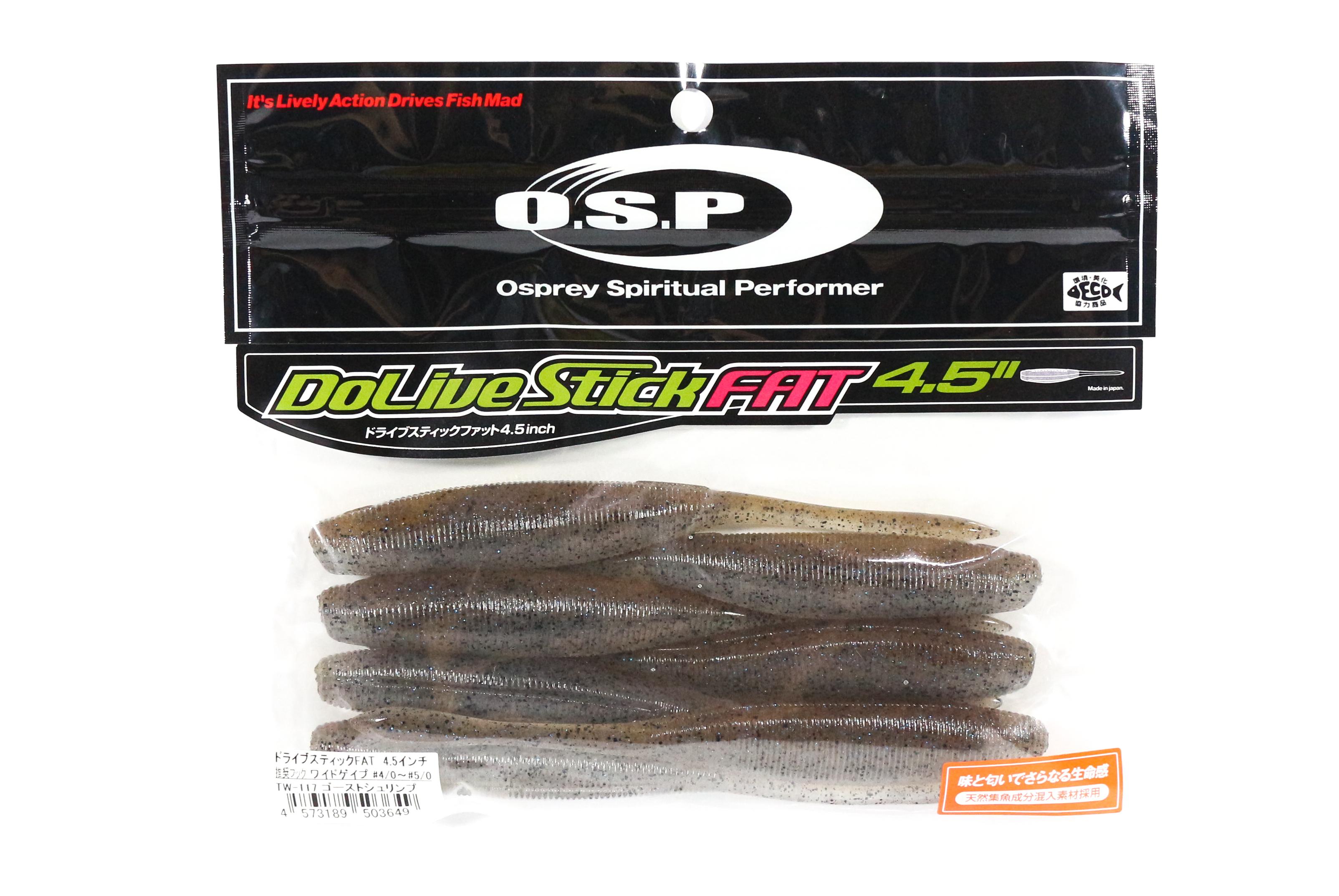 

Мягкая приманка OSP Dolive Stick Fat 4,5 дюйма TW-117 (3649)
