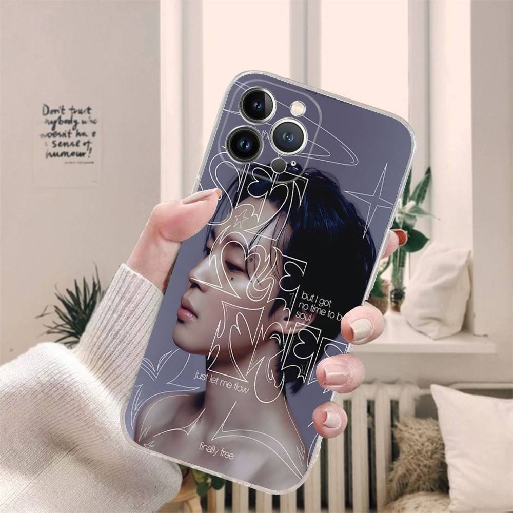 Singer J-Jimin Kpop MUSE For IPhone 17 16 15 14 13 12 Mini 11 Pro Max Transparent Case