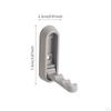 Foldable Coat Hook Organizer for Towels And Clothes in Farmhouse Or Bathroom Settings