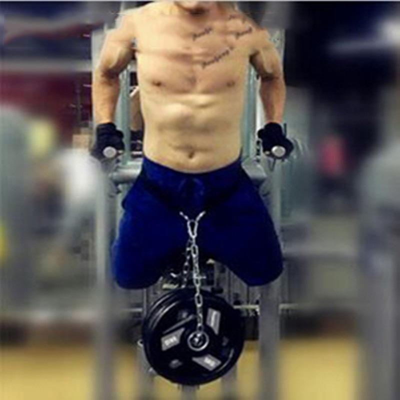 New Thicker Metal Chain Weight Lifting Dip Belt Pull-up Gym Equipment Bodybuilding Musculation Exercise Cross Fitness Training