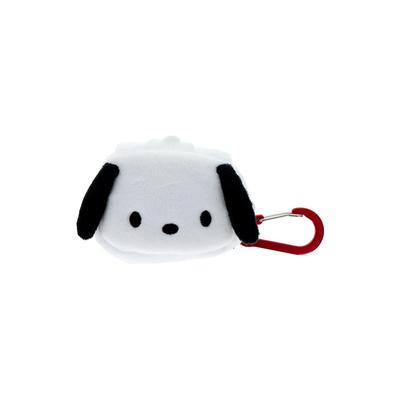 Papelaria Pochacco Personagens Sanrio Mercadoria Mini Necessaire Brinquedo de Pelúcia com Pochacco S2338050 Mosquetão Sun-Star,