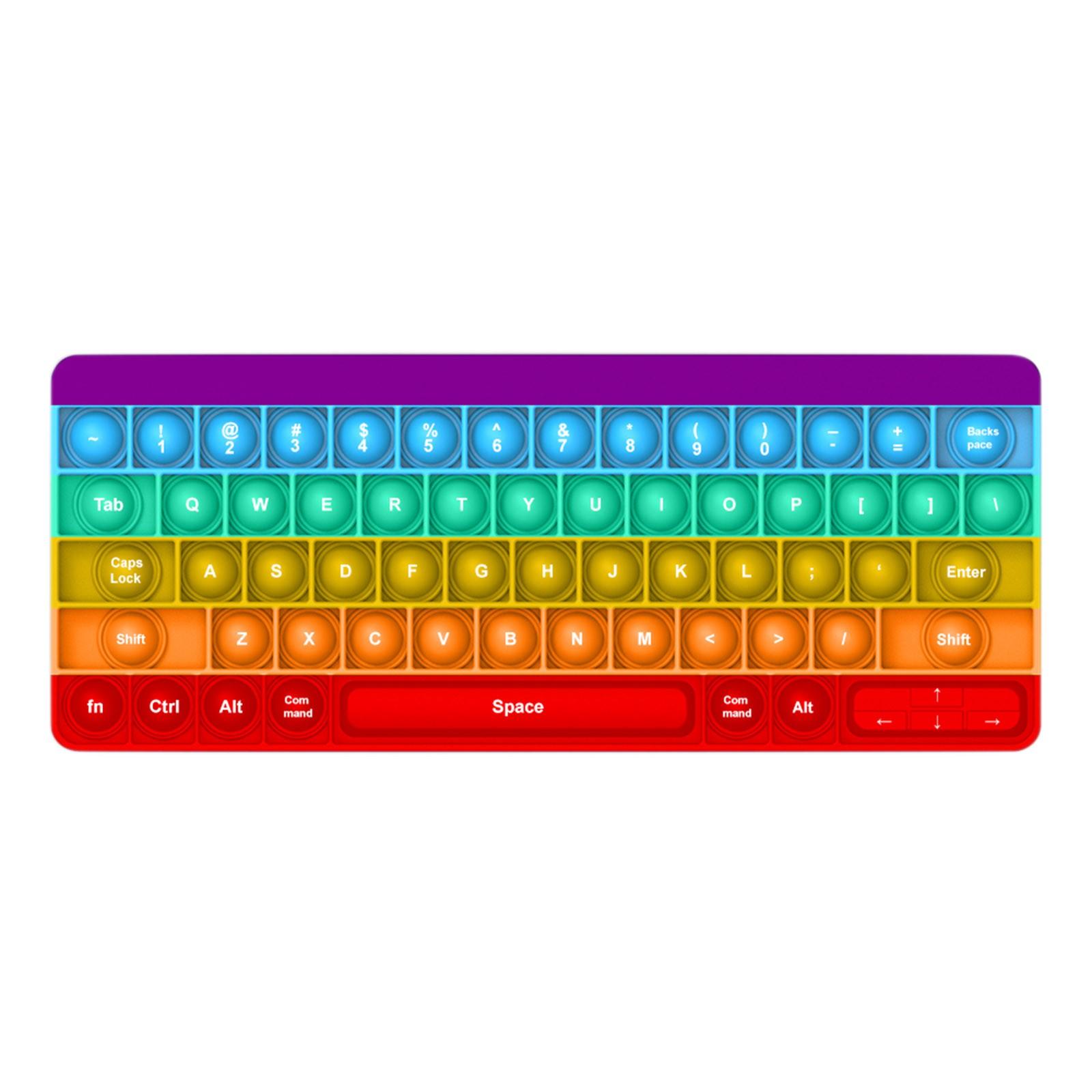 

Клавиатура Push Bubble Сенсорная игрушка Редуктор для особых потребностей