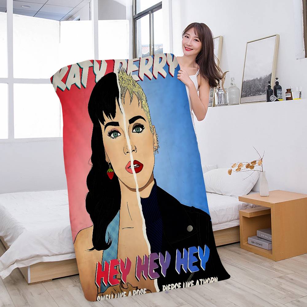 

K-KATY PERRY Music Microfiber Beach Towel Absorbent Quick Dry Soft Yoga Swimming Resort Mountain Climbing Towel W30*H60(CM)