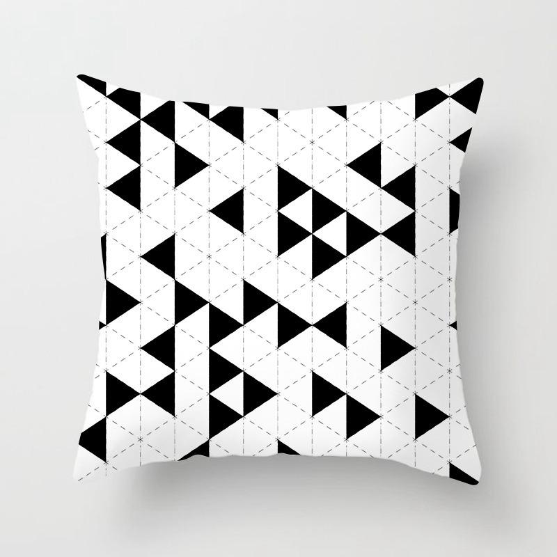 Pillowcase Geometric Throw Cushion Cover Popular Household  Supplies Modern Minimalist Sofa Pillow Cases
