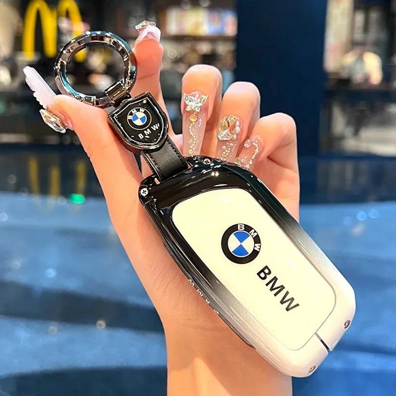 BMW X3 Key Cover Old Style Male Female Blade Shape Shell for 5 Series 3 Series X1 X2 1 Series Car Key Holder Bag