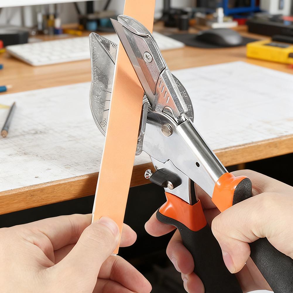 Adjustable Angle Miter Shear Quarter Round And Shoe Molding Bevels Shear Sharpen Precise Multi-Angle Cut For Versatile Projects