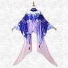 Sangonomiya Kokomi Cosplay Costume  Genshin Impact Kokomi Tube Top Dress Set Cosplay Costume Outfits with Back Decoration Wig