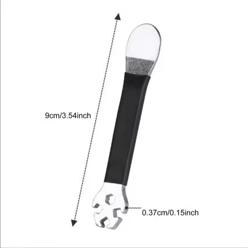 Heavy Duty Bike Spoke Wrench with Non-slip Silicone Handle Cycling Road Mountain Bicycle Spanner Repair Maintenance Tool