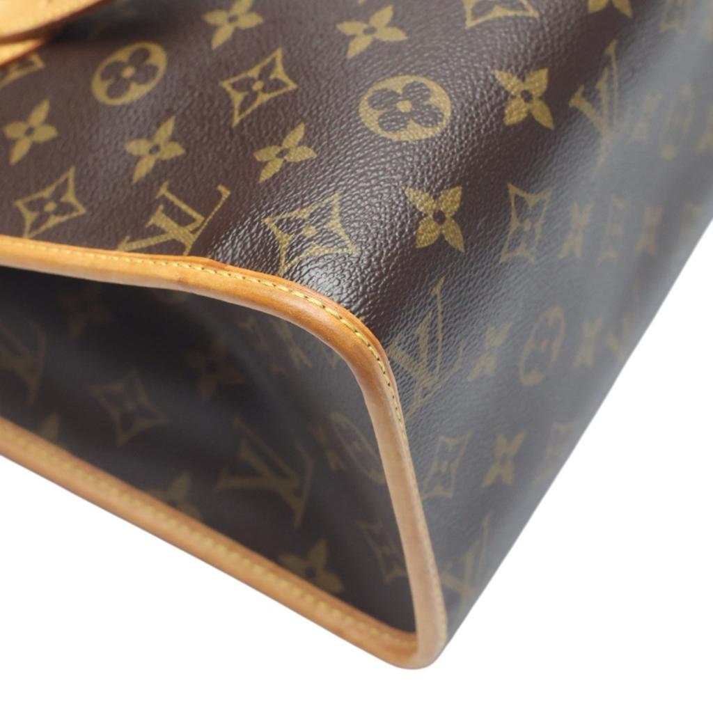 LOUIS VUITTON Popincourt Haut Tote Bag Monogram canvas Brown Women M40007 Used
