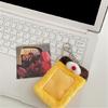 Plush Photocard Holder Rabbit Bear Photo Card Holder with Keychain Bag Pendant