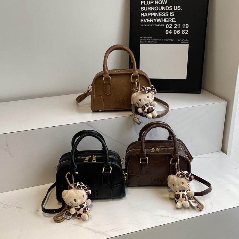 Maillard retro pillow bag women's autumn and winter new portable small square bag versatile single shoulder messenger bag