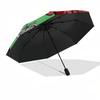 1pc Tom and Jerry Automatic Open Close Umbrella with 8-Rib Windproof Canopy Compact Portable Travel Umbrella10276