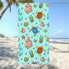 Fresh Sea Turtle Shell Beach Towel, Quick Drying Water Absorbing Beach Pool Towel
