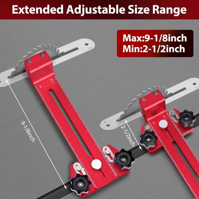 Double Bearing Guided Woodworking Jig Thin Rips Jig For Band Sawer Planers With Quick Locking Fence System
