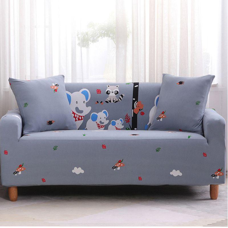 Bohemian Printed Lazy Stretch Sofa Cover Soft Slipcover For Living Room With Great Elasticity And Wrinkle Resistance