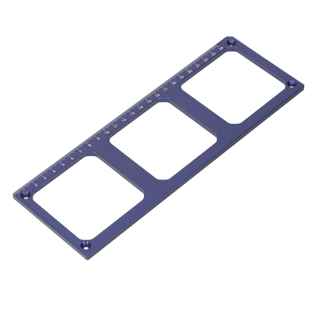 Șablon Cutie Cabluri Tip 86 3 Găuri Aliaj Aluminiu Cutie Inferioară Soclu Șablon Fante pentru Dulap