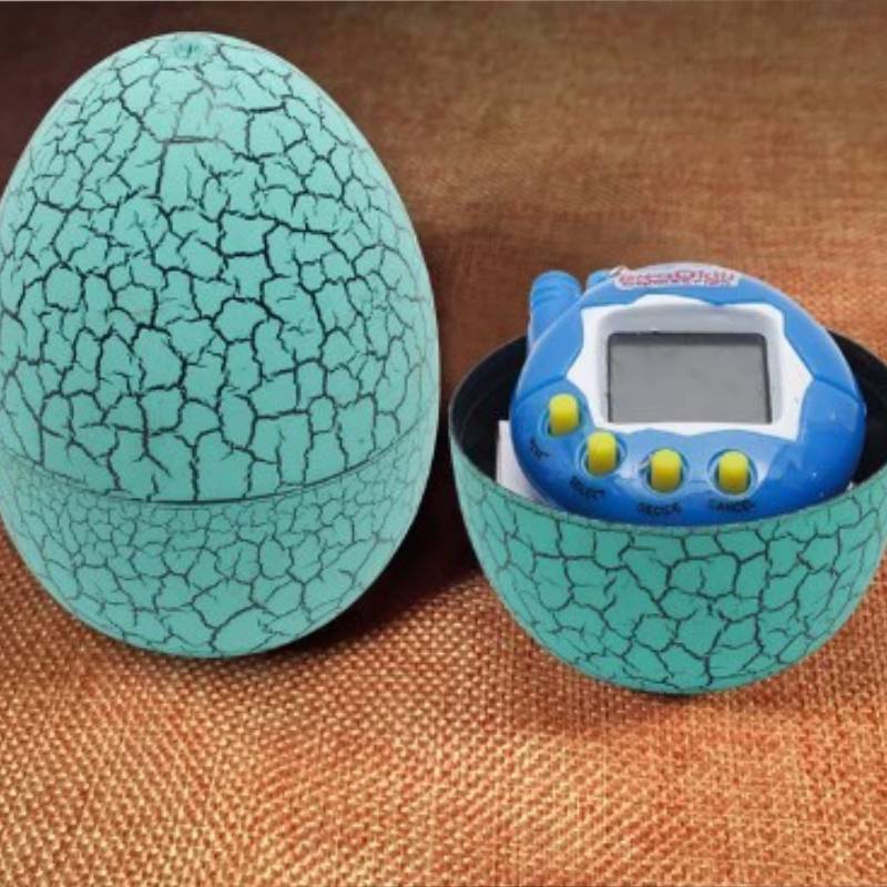 Cracked Egg Pack Electronic Pet Toy Retro Game Console Nostalgic Gift Keychain
