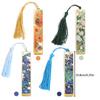 Bview Art 4pcs Van Gogh Inspired Gold Bookmarks - Hollow Metal Bookmark Set with Tassels for Readers Gifts