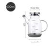 Glass Oil & Sauce Dispenser Set with Scale