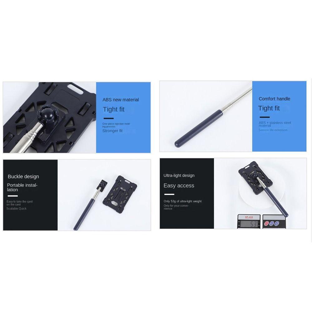 Contactless Parking Toll Paying Rod 20-60cm Telescopic Rod Payment Rod  For Car Transportation