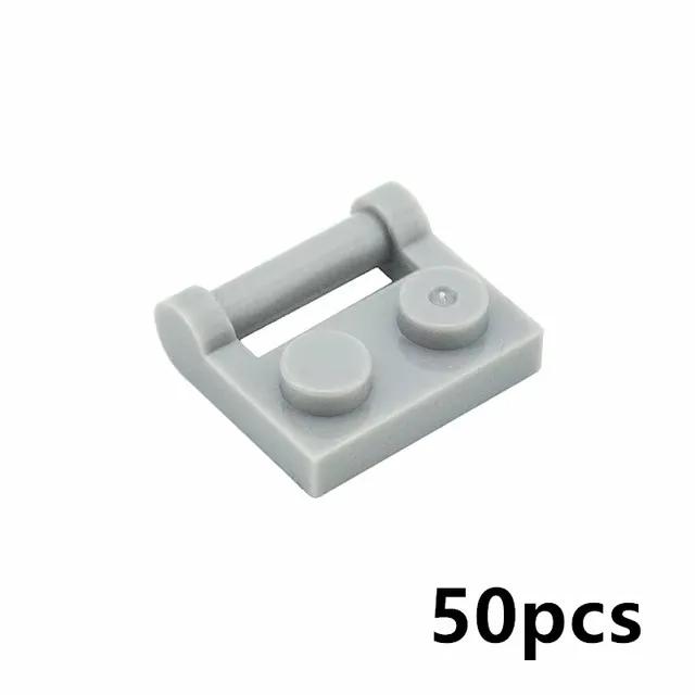 Kompatibel 63868 92280 60478 18649 MOC Teil Bauplatte Speziell 1x2 mit Griffen Dünner Stein Clip DIY Baustein Kinderspielzeug