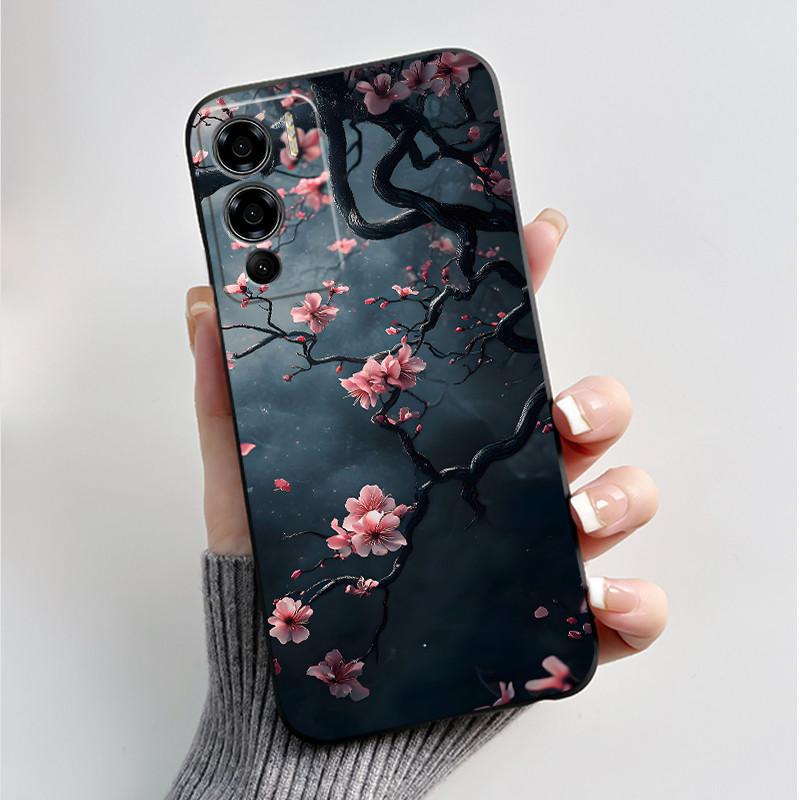 

For Doogee N60 Pro Case Cover Fashion Butterfly Flowers Shockproof Soft Silicone Shell for Doo gee N60 Pro N60Pro Phone Casing Doogee N60 Pro