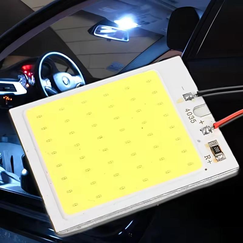 12-1PCS Car Interior Accessories 48led T10 COB Car Interior Panel LED Lights Lamp Bulb Cars Dome Light Auto Panel lamp Dome Lights 6