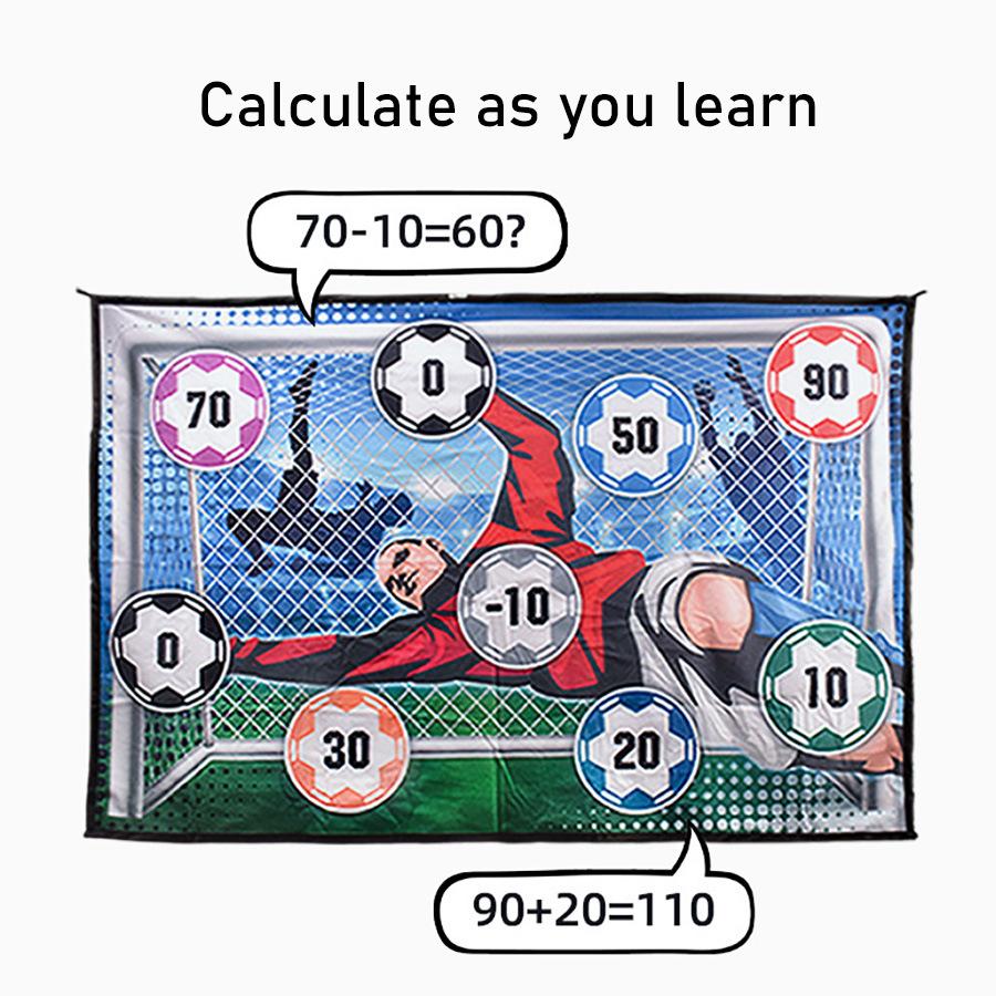 Soccer Game Mat Set Outdoor Indoor Soccer Toys Multiplayer Competitive Soccer Games Children Football Training Boy Gifts