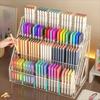 3/4/5 Layers Watercolor Pencil Storage Rack Large Capacity Marker Pen Storage Box  Office/School